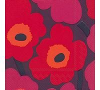 Boston International L552682 Marimekko Lunch Napkins, Paper, Unikko-Mauve