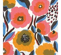 Boston International L791495 Lunch Paper Napkins, Rosarium