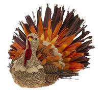Boston International Tabletop Figurine Decoration, Jerry The Pinecone & Husk Turkey, 10-Inches