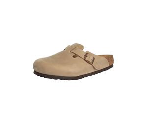 Boston Leather Clogs Tabacco Brown 4.5 UK