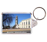 Boston - Lincolnshire - Double Sided Large Keyring BBSK2149