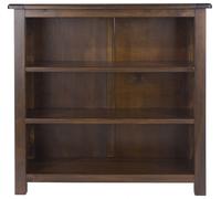 Boston Low Bookcase - Dark Wood