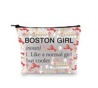 Boston Makeup Bag Boston Travel Gift Souvenir Gift Boston City Trip Vacation Gift Boston Lover Cosmetic Travel Bag (Boston Girl Noun 3uk)