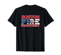 Boston Massachusetts Fire Rescue Department Firefighters T-Shirt