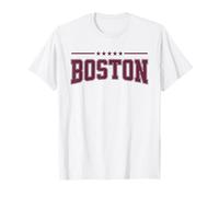 Boston Massachusetts MA Vintage Sports T-Shirt