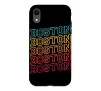 Boston Massachusetts Retro Vintage Boston Souvenir - Boston Case for iPhone XR