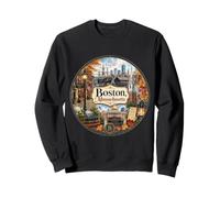 Boston Massachusetts, Tall Ships, cheers, New England Sweatshirt