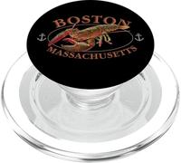 Boston Massachusetts Vintage Lobster Design PopSockets PopGrip for MagSafe