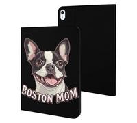 Boston Mom Terrier Dog Face Case Compatible with iPad 10th (10.9in) iPad 9th / 8th / 7th Generation (2021/2020/2019)