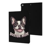 Boston Mom Terrier Dog Face Case Compatible with iPad 10th (10.9in) iPad 9th / 8th / 7th Generation (2021/2020/2019)