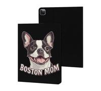 Boston Mom Terrier Dog Face Case Compatible with iPad 10th (10.9in) iPad 9th / 8th / 7th Generation (2021/2020/2019)