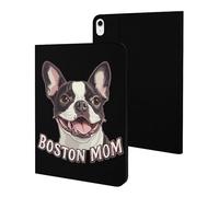 Boston Mom Terrier Dog Face Case Compatible with iPad 10th (10.9in) iPad 9th / 8th / 7th Generation (2021/2020/2019)