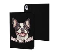 Boston Mom Terrier Dog Face Case Compatible with iPad 10th (10.9in) iPad 9th / 8th / 7th Generation (2021/2020/2019)