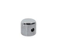 Boston pot knob, dome knob, metal, chrome, 18.0 mm x 18.5 mm, with screw, 6.1 mm shank