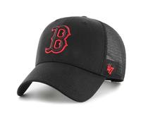 Boston Red Sox Cap Adult 47 Brand MVP MLB Baseball Black Trucker Hat - New