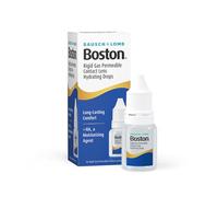 Boston RGP Contact Lens Hydrating Drops, 10ml | Bausch + Lomb, Hyaluronic Acid and PEG 8000, Gentle Oxyd Preservative, Long-Lasting Comfort