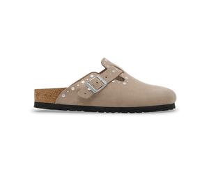 Boston Rivet - female - Birkenstock - Mules - Beige - 4 UK - Shoes 4 UK