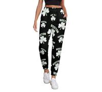 Boston Shamrocks Women's Joggers Sweatpants Athletic Yoga Pants with Pockets Leggings 3XL