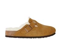 Boston Shearling Suede Clogs Regular Fit - unisex - Birkenstock - Kids Indoor Shoes - Brown - 36 EU - Kids 36 EU