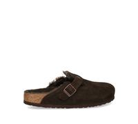 Boston Shearling Suede Leather - male - Birkenstock - Mules - Brown - 5 UK - Shoes 5 UK