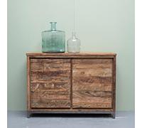 Boston Sideboard - 2 Door - 120cm - Small - Natural - Recycled Teak Wood