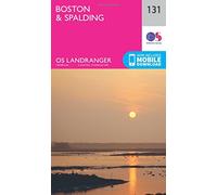 Landranger 131 Boston & Spalding Map With Digital Version - Pink, Pink One Size