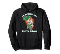 Boston Strong Leprechaun St.Patrick's Day Gift Pullover Hoodie