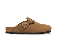 Boston Suede Clogs Dark Brown