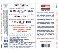 BOSTON SYMPHONY COMMISSIONS NEW CD