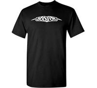 Boston T-Shirt - Men Rock Band Size L Black
