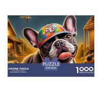 Boston Terrier 1000 Piece Adults Puzzle Kids Age Games Gifts Birthday Difficult Impossible Challenge High Difficulty 38x26cm/1000pcs
