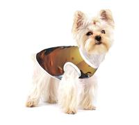 Boston Terrier Autumn Bokeh Dogs Dogs,Cotton Sleeveless Pet T-Shirt Soft Stretchy Puppy Breathable Vest,L