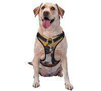 Boston Terrier Autumn Bokeh Dogs Dogs,Pet Harness,Adjustable Reflective Dog Harness,Pet Leash Vest,S
