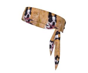 Boston Terrier Bokeh Dogs Pets Boston Terrier, Head Tie, Sports Headband Tie Back, Multi Sweatband for Men Women