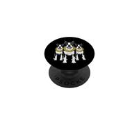 Boston Terrier Bostie Rap Old School Retro Streetwear 90s PopSockets Adhesive PopGrip