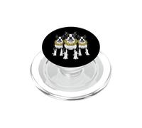 Boston Terrier Bostie Rap Old School Retro Streetwear 90s PopSockets PopGrip for MagSafe