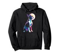 Boston-Terrier Colorful Graphic Dog Lover Portrait Artwork Pullover Hoodie