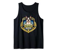 Boston Terrier Dad Design Funny Boston Terrier Lovers Tank Top