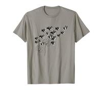 Boston Terrier Dandelion Flower Flying Dog for Dog Dad & Mom T-Shirt