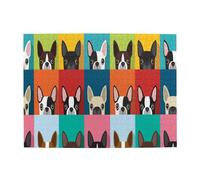 Boston Terrier Dog,500 Pieces Puzzles for Adults-Wooden Jigsaw Puzzle for Adults Elderly