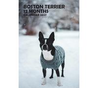 Boston Terrier Dog A3 Calendar 2027, Wirobound, Full Colour (MPRA)