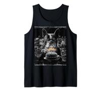 Boston Terrier Dog Birthday Cake Bday Funny Party Spooky Tank Top