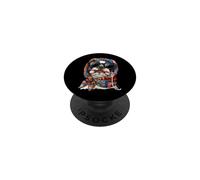 Boston Terrier Dog Bostie Granny Square Crochet Yarn PopSockets Adhesive PopGrip