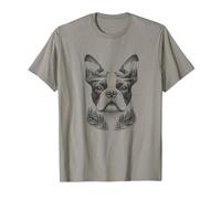 Boston Terrier Dog Bostie Nature Memorial Design Idea T-Shirt