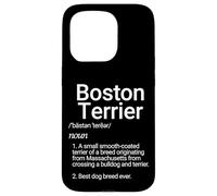 Boston Terrier Dog Breed Definition Cute Boston Terriers Case for iPhone 15 Pro