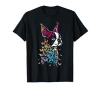 Boston Terrier Dog Lover Motif T-Shirt