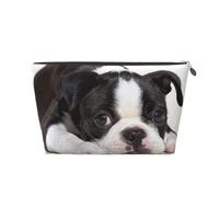 Boston Terrier Dog, Toiletry Pouch Makeup Bag Cosmetic Bag Portable Travel Toiletry Bag