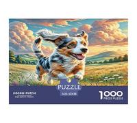 Boston Terrier Jigsaw Puzzle Puzzle for Adults Recycled Paper for Aduls 1000 Piece Puzzle Fun And Challenging Family Game Educational Game Decompression 52x38cm/1000pcs