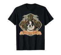 Boston Terrier Mom Vintage T-Shirt