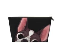 Boston Terrier Nature, Makeup Bag Cosmetic Bag Portable Travel Toiletry Bag Pencil Case Toiletry Pouch